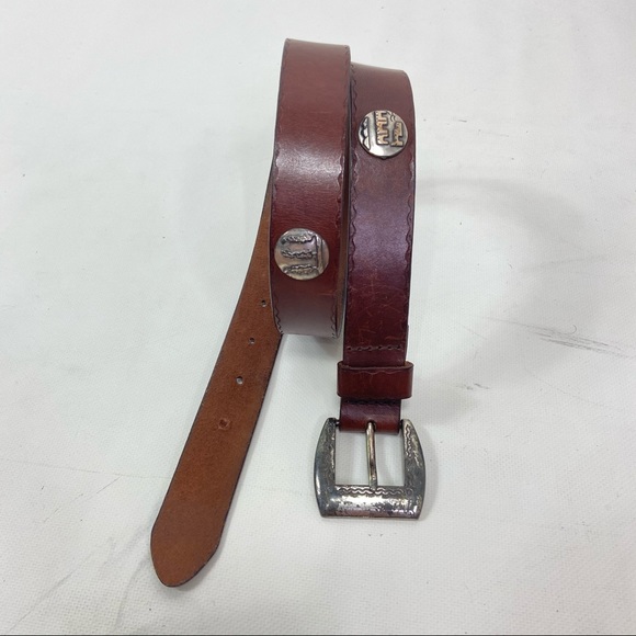 Accessories - Mexican leather concho belt. 30